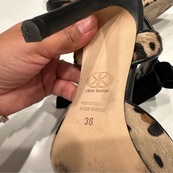 DEE KELLER PIPER PONY LEOPARD PRINT, PUMPS SIZE 6 1/2 (36 EU) Made in ITALY - Picture 9 of 11